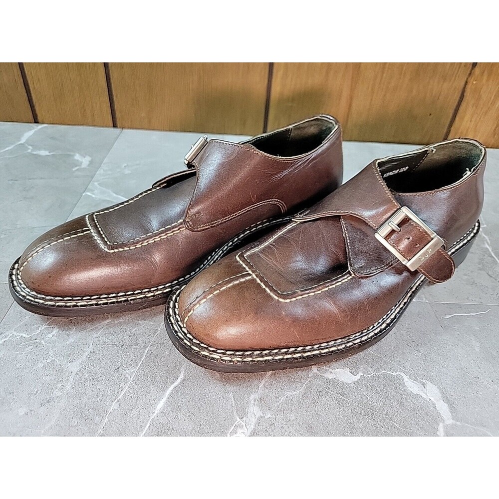 Donald J Pliner Kenzie Monk‎ Strap Buckle Mens Size 8 M I20